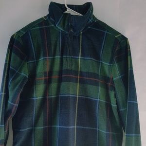 Nautica fleece dark green and blue